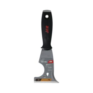 Ace Professional 6 In 1 Paint Tool Scraper Grey and Black Ace Professional 6 In 1 Paint Tool Scraper Grey and Black